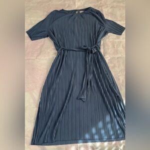 Wonderly Navy Long Sleeve Dress